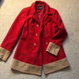 EUC Charming Charlie’s peacoat!